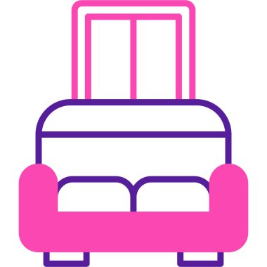 Çanta seyahat simgesi - taslak biçimi