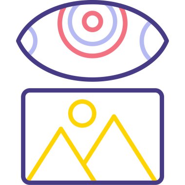 Web simgesinin modern tasarımının vektör illüstrasyonu