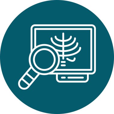 Seo simgesinin vektör illüstrasyonu