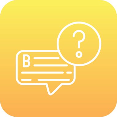 Vektör sohbet simgesi illüstrasyonu