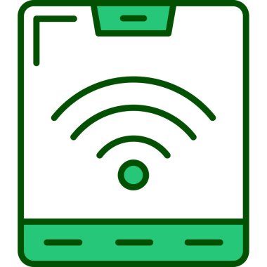 wifi simgesi vektör illüstrasyonu