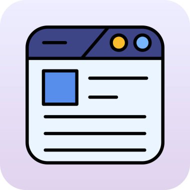 Web tasarımı ve geliştirme ikonu vektörü.