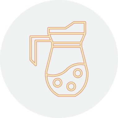 kahve makinesi ikon vektör illüstrasyonu