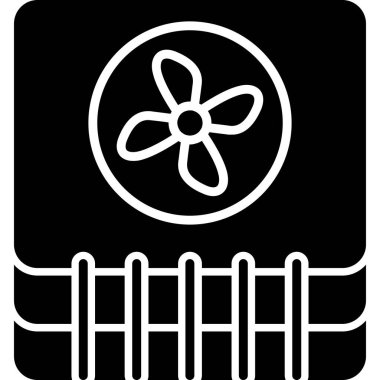 Çiçek. Web simgesi basit illüstrasyon