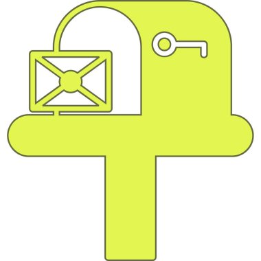 E- posta simgesi vektör illüstrasyonu
