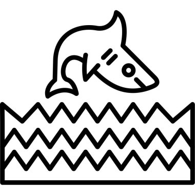 Hayvan. Web simgesi basit illüstrasyon