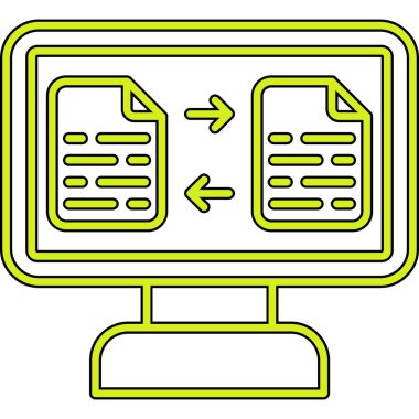Kolayca düzenleyebilen ve düzenleyebilen Veri Merkezi Vektör simgesi