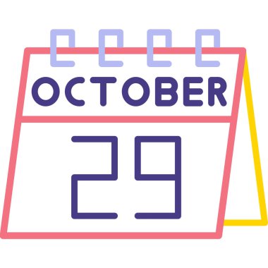 takvim çizgisi gradyan tasarım simgesi