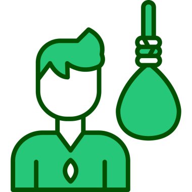 Adamım. Web simgesi basit illüstrasyon