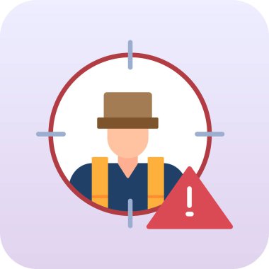 İnsan simgesinin vektör illüstrasyonu