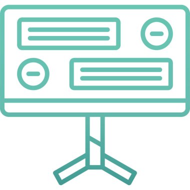 bilgisayar simgesi vektör illüstrasyonu