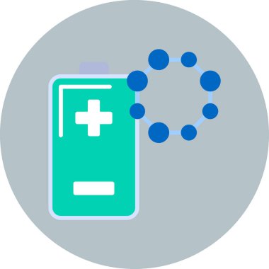 Modern sağlık simgesinin vektör illüstrasyonu