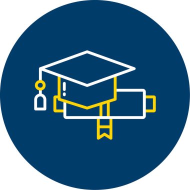 Eğitim simgesi vektör illüstrasyonu