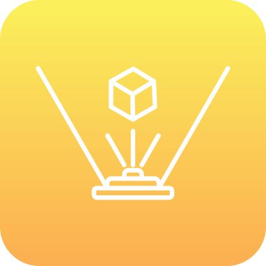 Modern b 'nin vektör illüstrasyonunda lamba simgesi yok