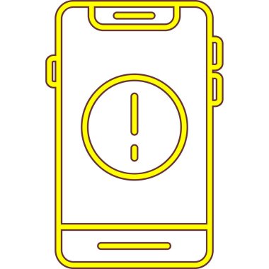 akıllı telefon simgesi vektör illüstrasyonu