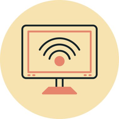 bilgisayar simgesi modern illüstrasyon