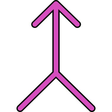 Çizgi film ağacının vektör çizimi