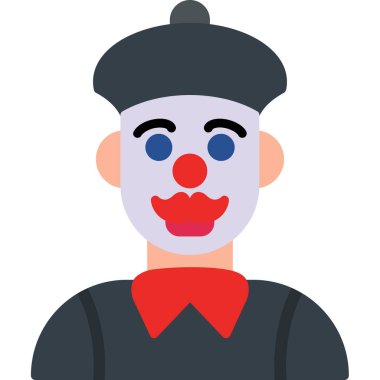 avatar erkek simgesi düz stil