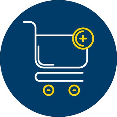 Alışveriş arabasının vektör çizimi