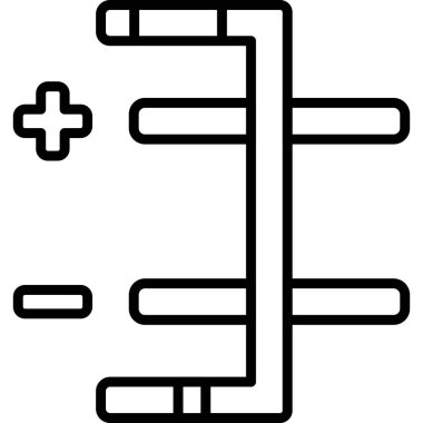 grafik simgesi, basit vektör illüstrasyonu
