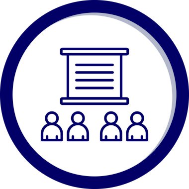 izleyici kitlesi simgesi ana hatlar biçiminde