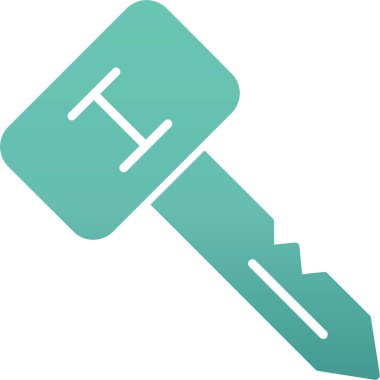 anahtar simgesi, modern vektör çizimi tasarımı