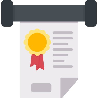 ödül rozeti simgesi doldurulmuş taslak biçiminde