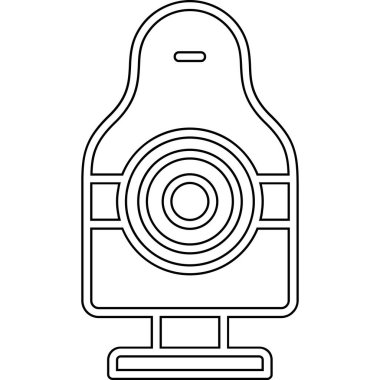 kamera kamera ikonu vektör illüstrasyon tasarımı