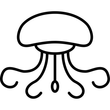 Ahtapot simgesi, anahat stili