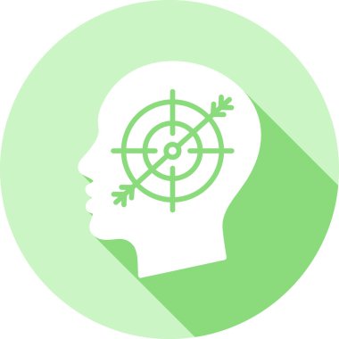 Yeşil yapraklı hedef başı.