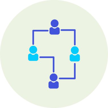 iş insanları simgesi vektör illüstrasyonu