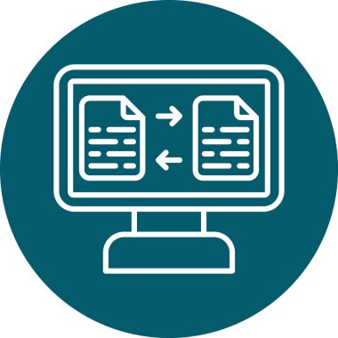 seo modern simgesinin vektör illüstrasyonu