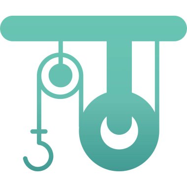 Modern b 'nin vektör çizimi hastanenin ikonundan yoksun