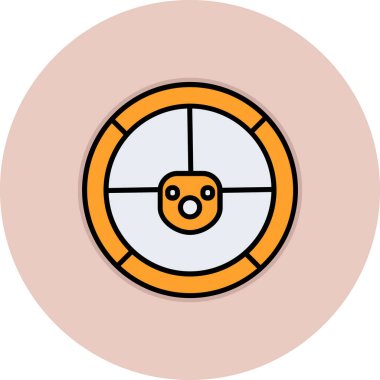 Çizgi film simgesinin vektör çizimi