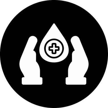 kan ikonu vektör illüstrasyonu