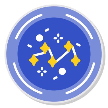 Pusula. Web simgesi basit illüstrasyon