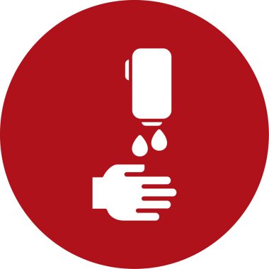 Duş musluk düz vektör simgesi