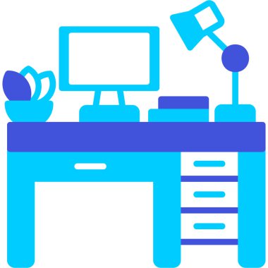 mobilya masası ofis simgesi