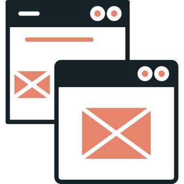 Web sayfası vektör simgesi