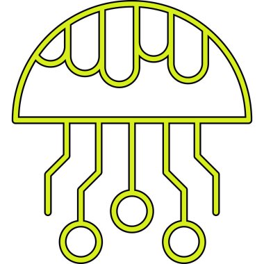 Mantar simgesi, anahat stili