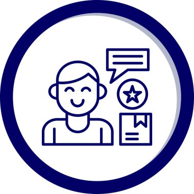 Yıldızlı bir adamın vektör çizimi