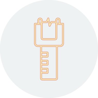 İnşaat çekiç ikonu. Yapı sembolü için taslak vektör simgesi. inşaat aracı.