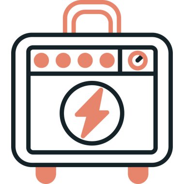 pil güç simgesi modada izole edilmiş arkaplan