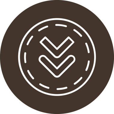 ok simgesi vektör illüstrasyonu