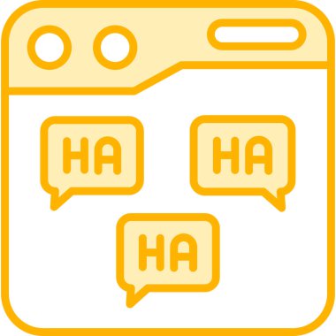 Metin gülüşlü konuşma balonu. vektör illüstrasyonu