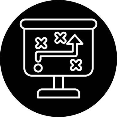 seo modern simgesinin vektör illüstrasyonu