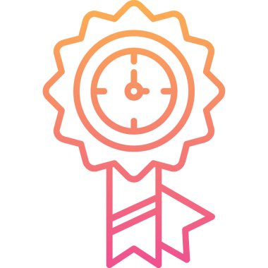 Bir madalyonun vektör illüstrasyonu