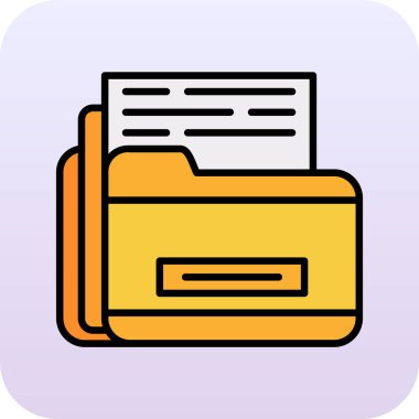 dizin simgesi vektör çizimi izole edildi