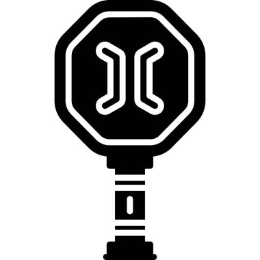 Bowling topu web simgesi, vektör çizim