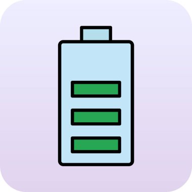 pil vektör simgesi modern basit tasarım çizimi